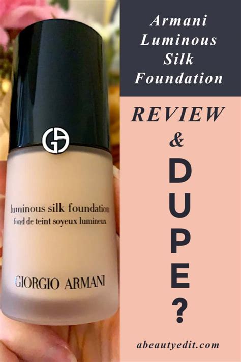 giorgio armani luminous foundation dupe